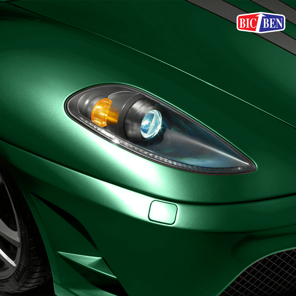 สีพ่นรถยนต์เคลือบแห้งช้า สีเขียว#596
