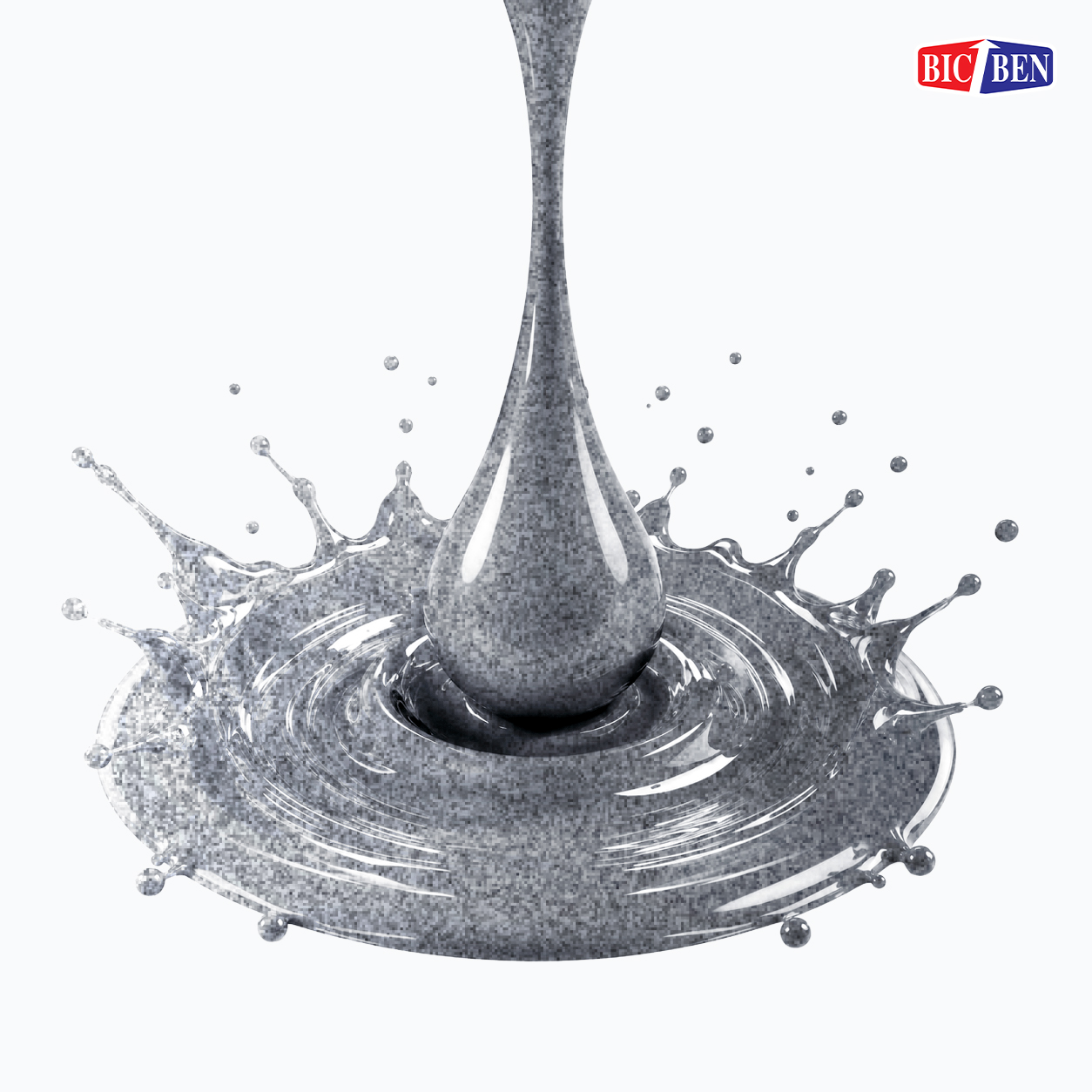 สีพ่นรถยนต์อะคริลิค BIC-BEN สีบรอนซ์ประกายสว่าง