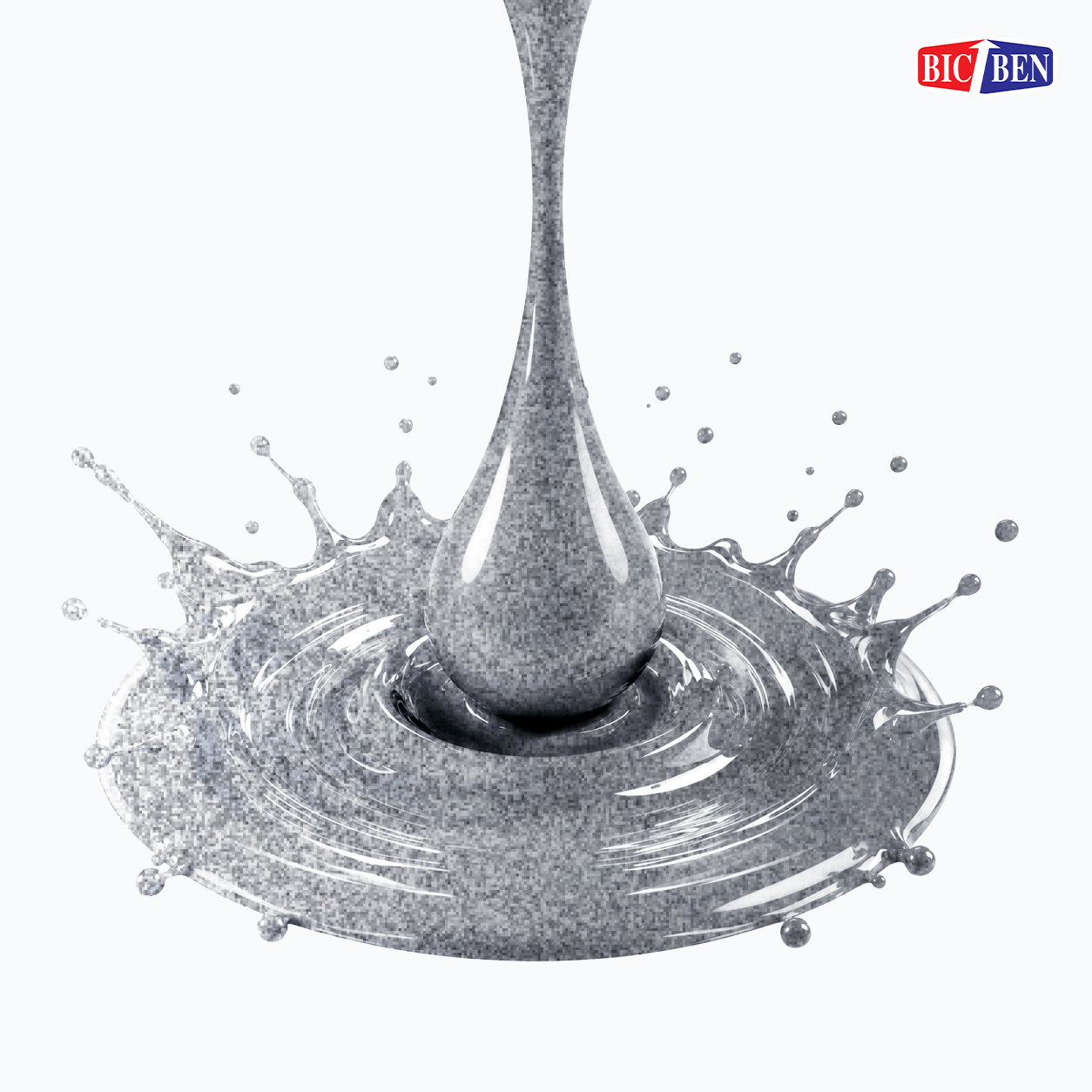 สีพ่นรถยนต์อะคริลิค BIC-BEN สีบรอนซ์กลางประกาย