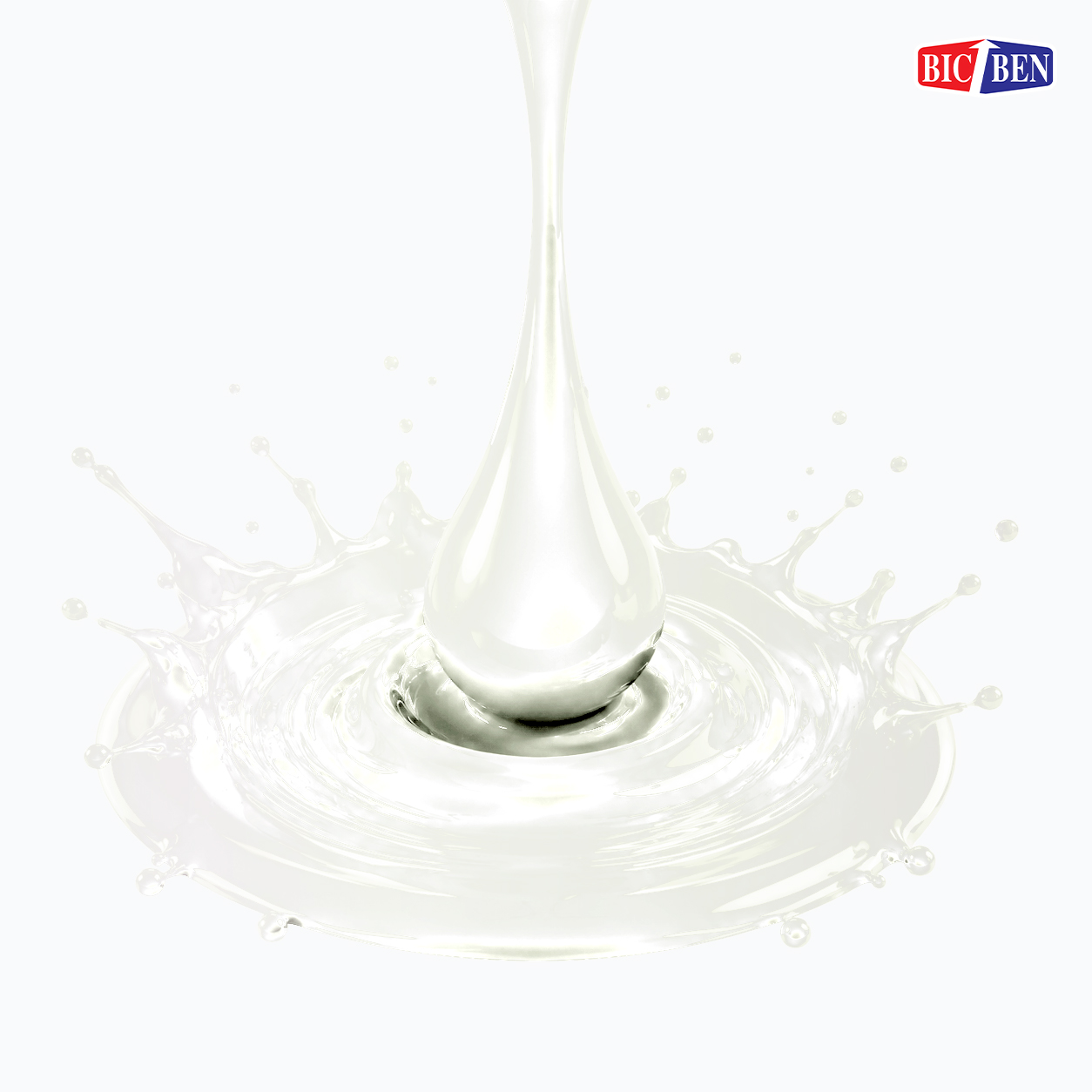 สีพ่นรถยนต์อะคริลิค BIC-BEN สีมุกขาวพิเศษ