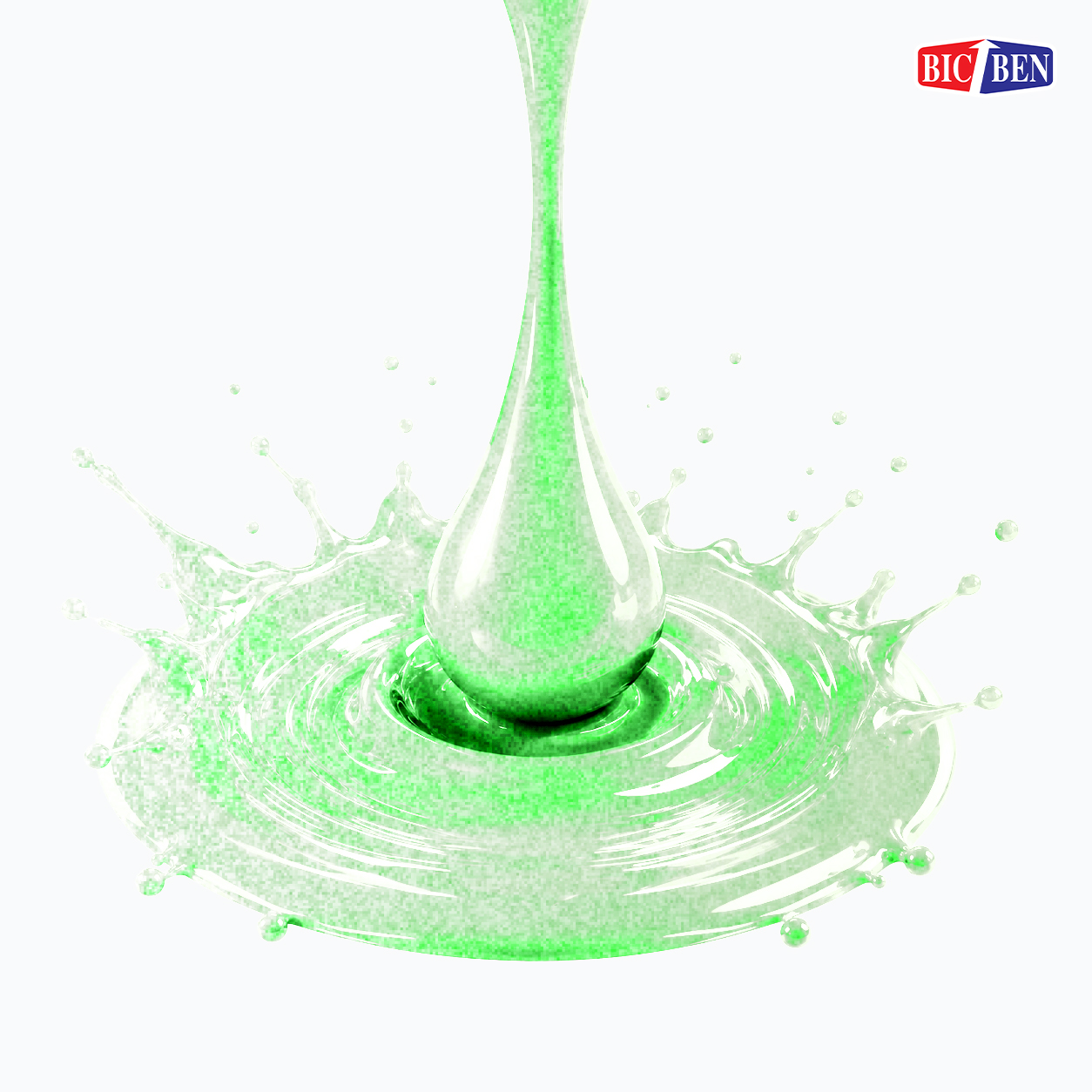 สีพ่นรถยนต์อะคริลิค BIC-BEN สีมุกเขียว