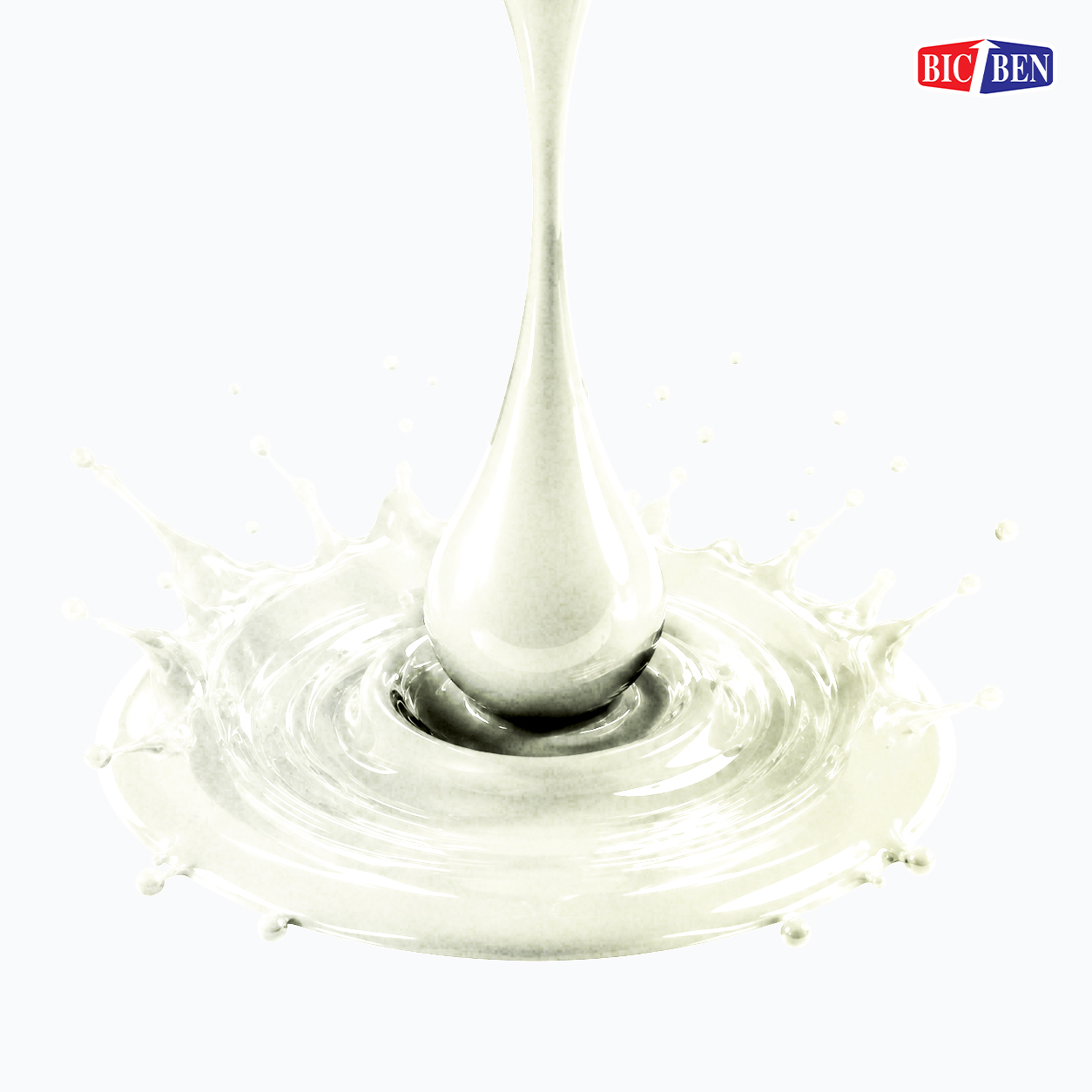 สีพ่นรถยนต์อะคริลิค BIC-BEN สีมุกเหลืองอ่อน