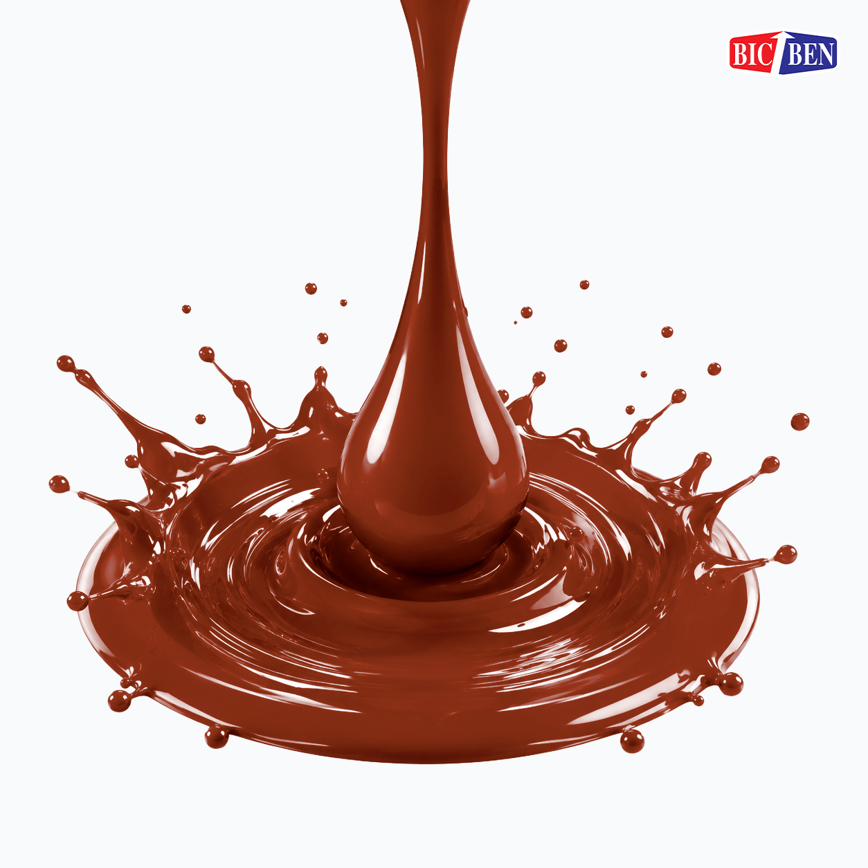 สีพ่นรถยนต์อะคริลิค BIC-BEN สีแดงอ๊อกไซด์