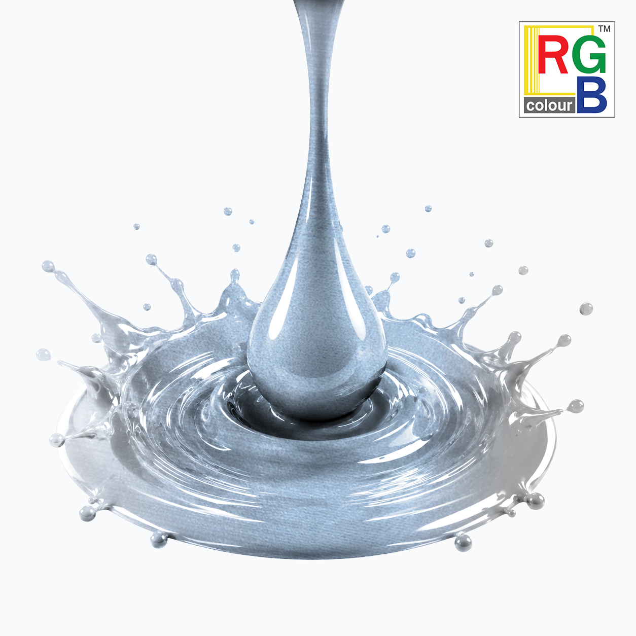 แม่สียูนิเวอร์แซล RGB สีมุกน้ำเงินประกาย #745