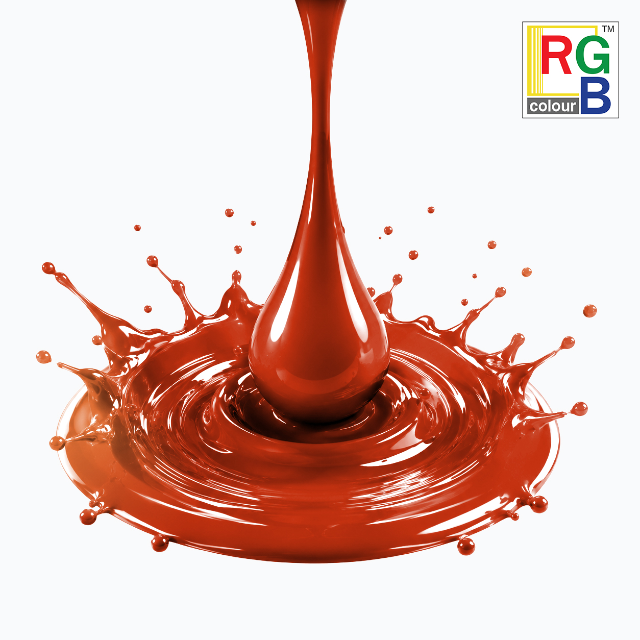 แม่สียูนิเวอร์แซล RGB สีนาโน สีส้มแดง