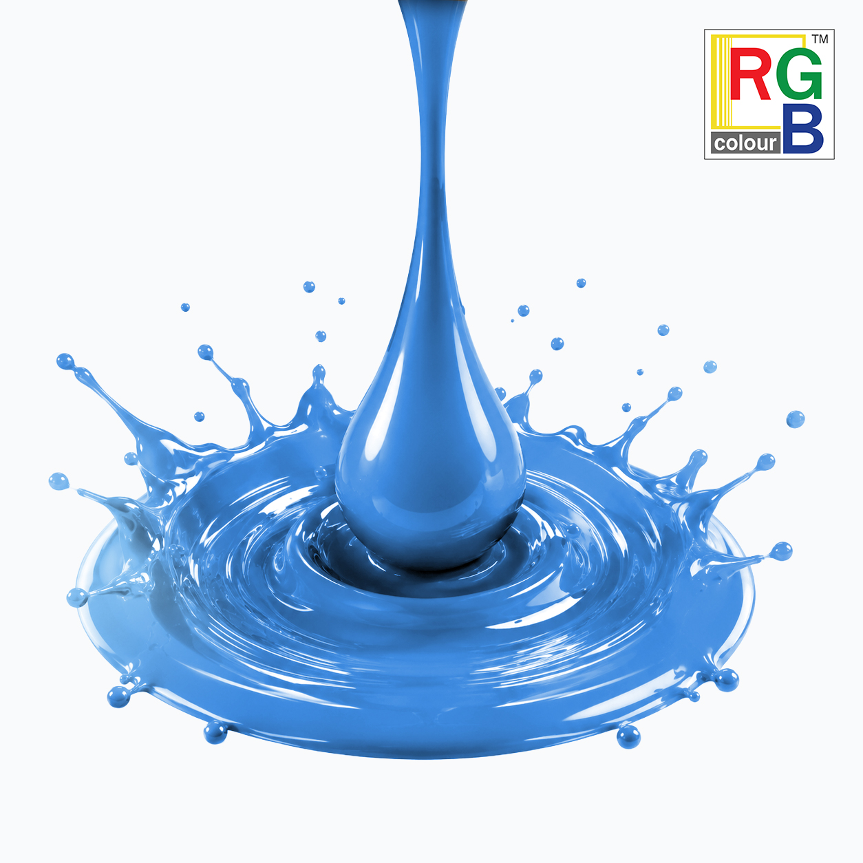 แม่สียูนิเวอร์แซล RGB สีน้ำเงินโปร่ง