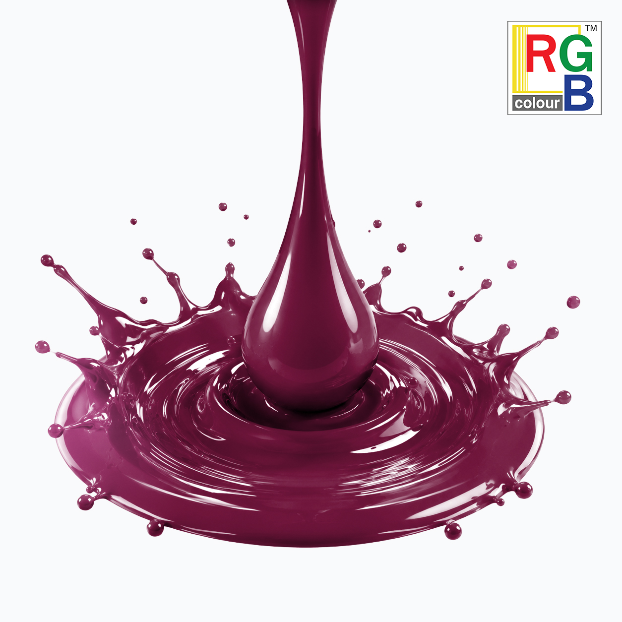 แม่สียูนิเวอร์แซล RGB สีแดงบานเย็นเข้ม