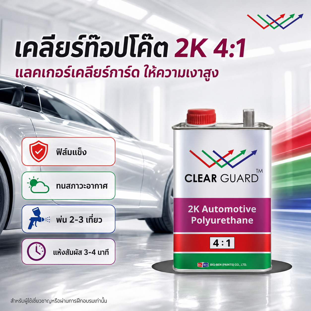 แลคเกอร์ 2K 4:1 CLEARGUARD