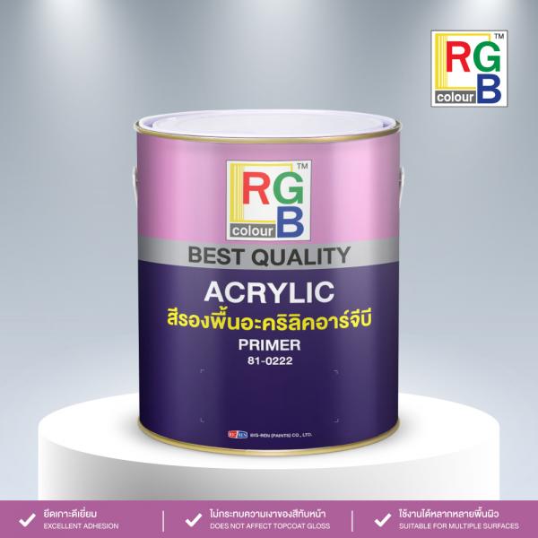 สีรองพื้นอะครีลิค สีเทา